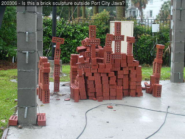 Brick sculpture