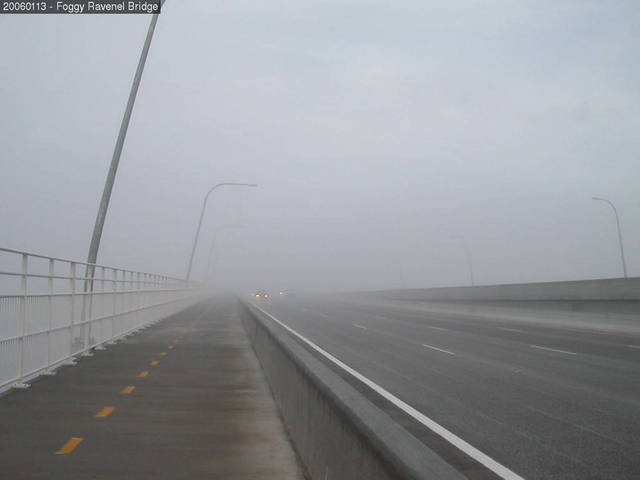 Foggy Ravenel Bridge