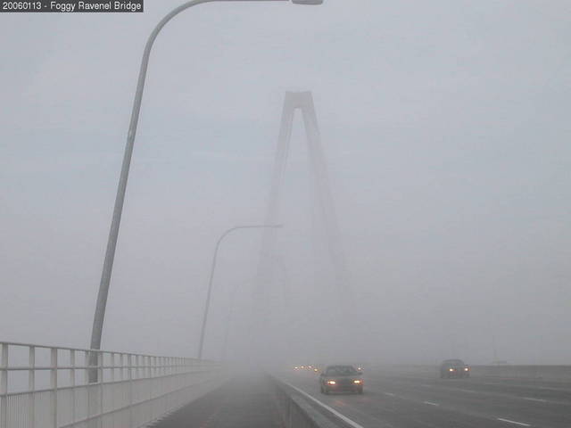 Foggy Ravenel Bridge