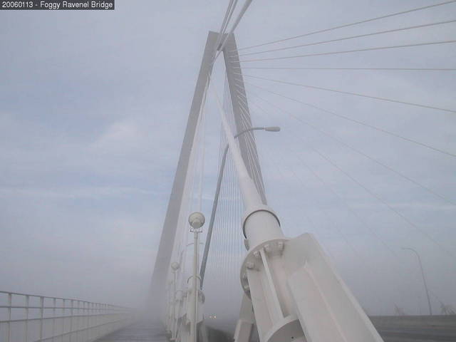 Foggy Ravenel Bridge