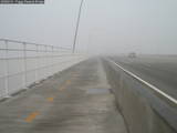 Ravenel Bridge and invisible downtown Charleston