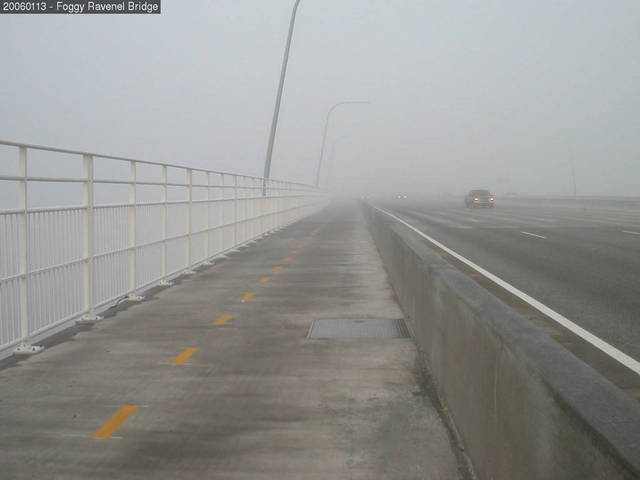 Foggy Ravenel Bridge