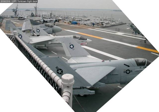 Yorktown flight deck