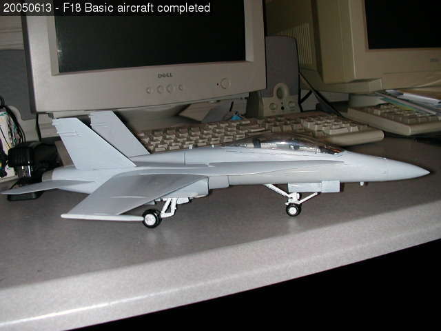 F18 Basic aircraft completed