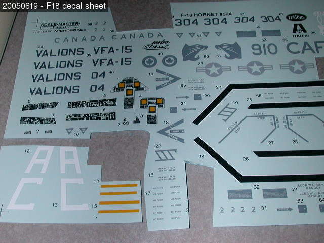 Decal sheet