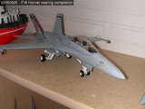 Almost completed F18 Hornet