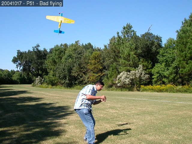 In flight