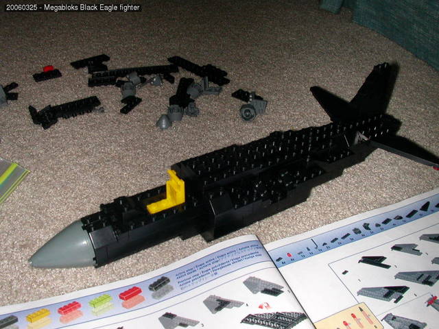 Megabloks Black Eagle fighter