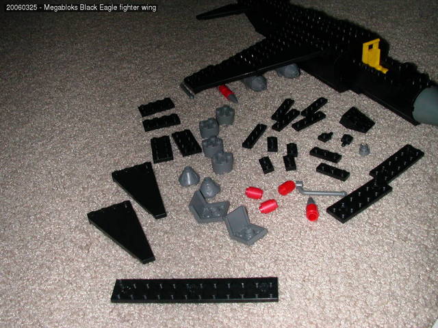 Megabloks Black Eagle fighter