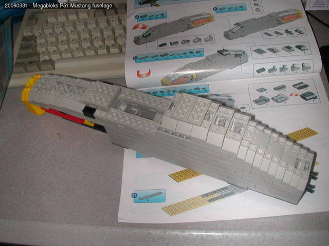 Megabloks P51 Mustang fuselage