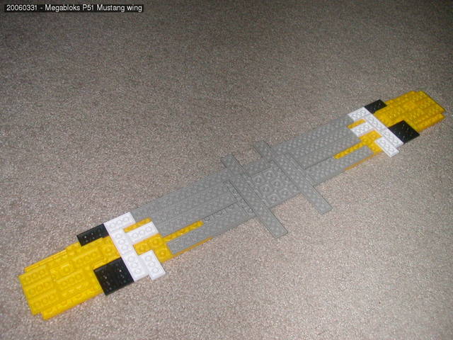 Megabloks P51 Mustang wing