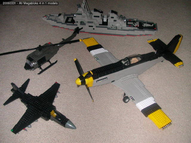 All Megabloks 4 in 1 models