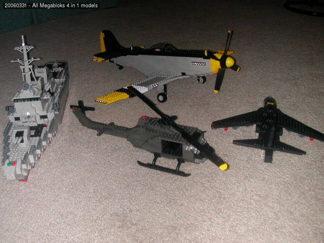 All Megabloks 4 in 1 models