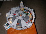 Building the top of the Millenium Falcon