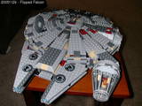 Flipped Millenium Falcon (cockpit on other side)