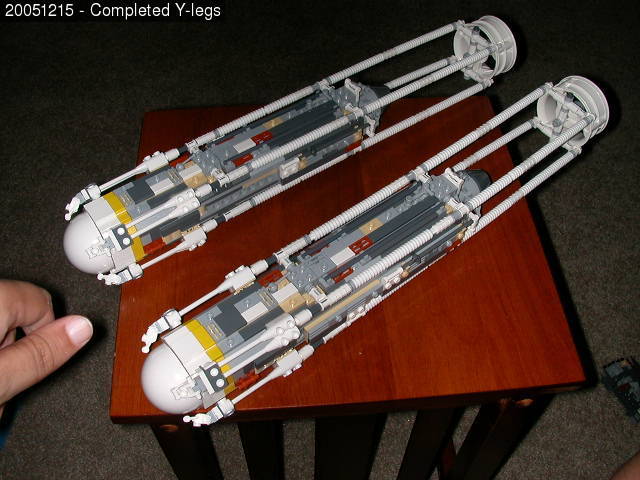 Completed Y-legs