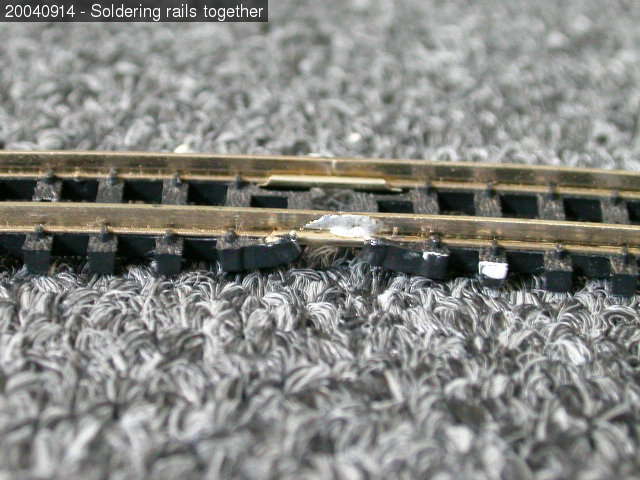 Soldered rail