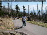 Crawling up the road to Clingman's Dome