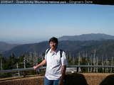 I'm at the top of the world, looking down Clingman's Dome, and I have vertigo