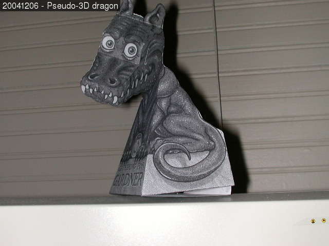 Pseudo-3D dragon